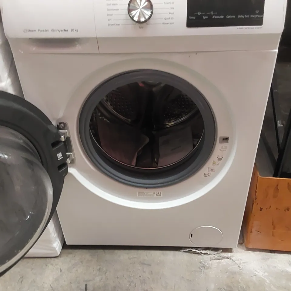 HISENSE 3 SERIES WFQA1014EVJM 10KG WASHING MACHINE WITH 1400 RPM - WHITE - A RATED