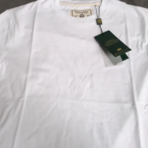 HOLLAND COOPER WHITE T-SHIRT MENS SIZE S