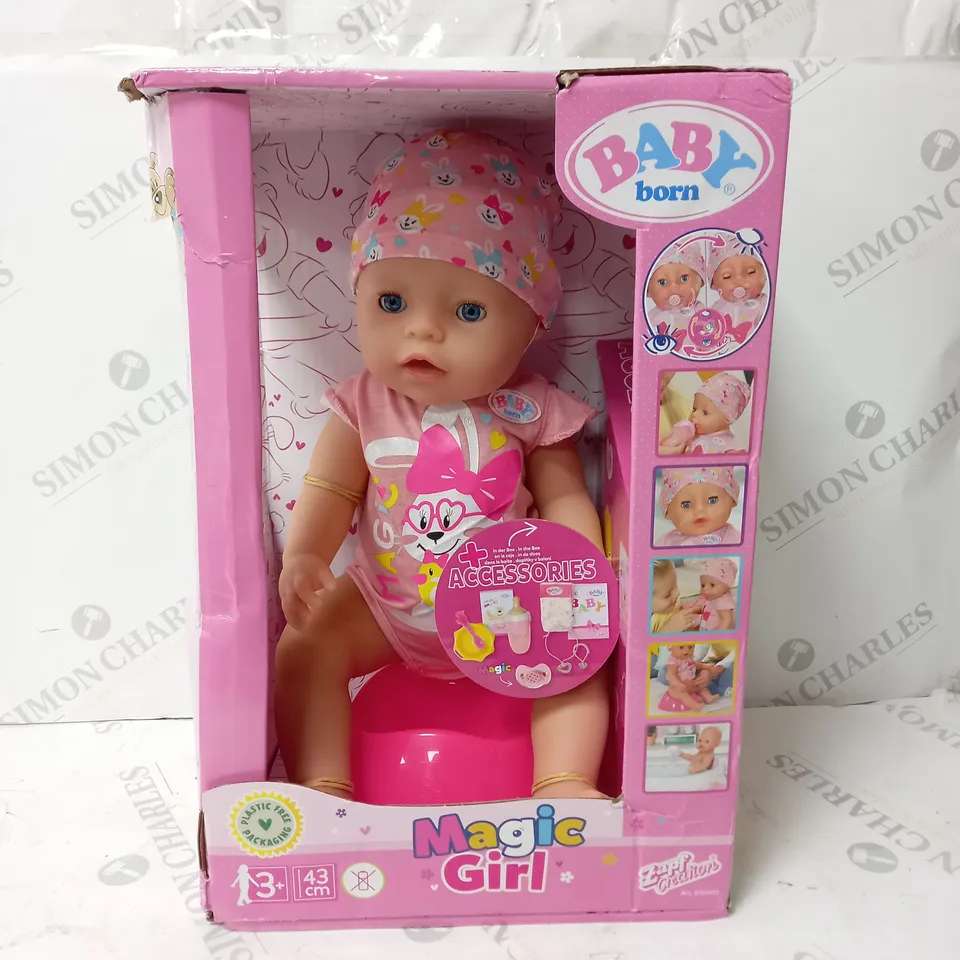 BOXED BABY BORN MAGIC GIRL DOLL 43cm