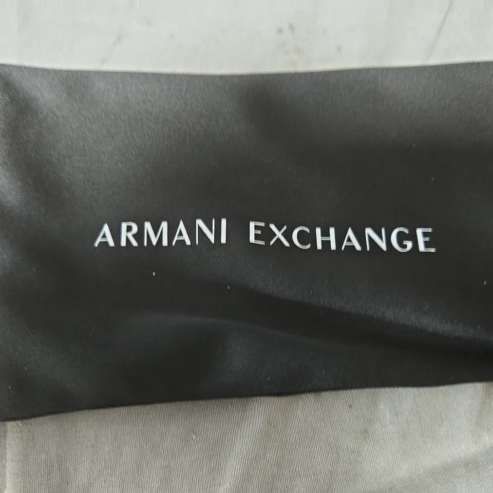 ARMANI EXCHANGE SUNGLASSES – BLACK RECTANGULAR FRAMES