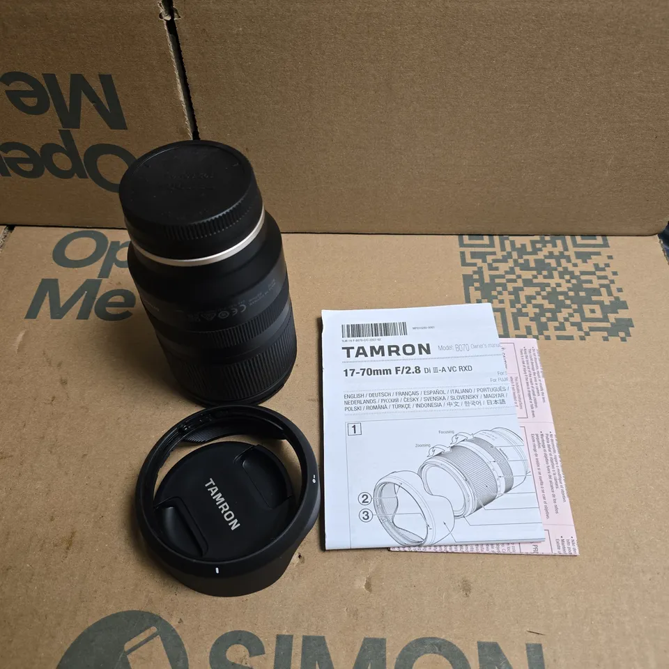TAMRON 17-70MM F/2.8 DI III-A VC RXD LENS – BOXED 
