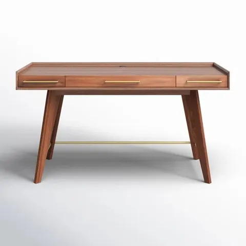BOXED WALTER SOLID WOOD WRITING DESK