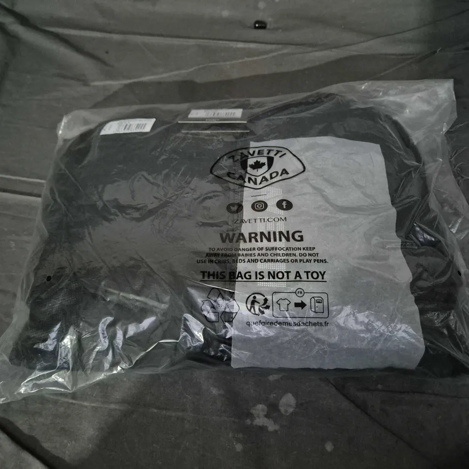 ZAVETTI CANADA FALLORI HYBRID PUFFER JACKET – JET BLACK, SIZE XL