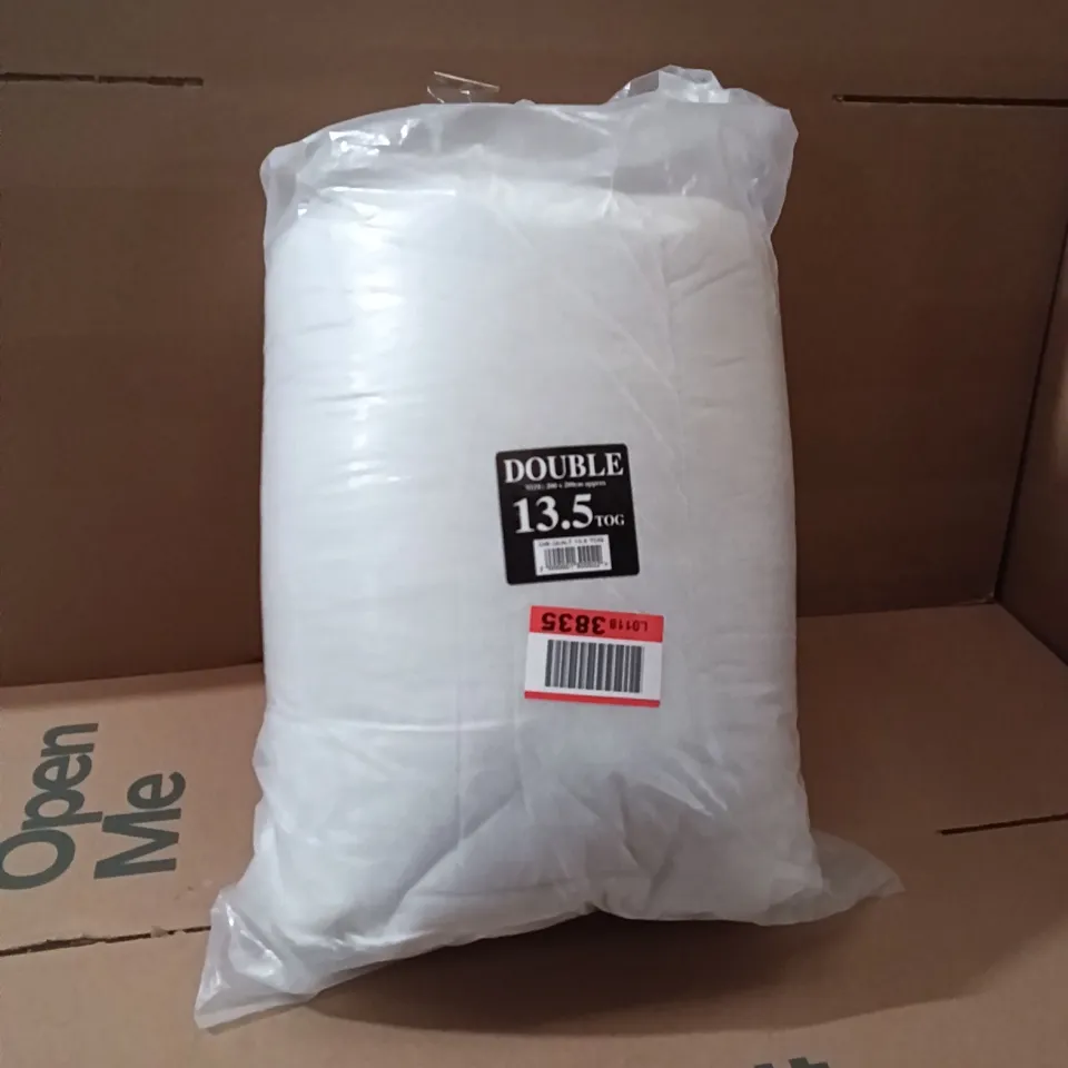 BAGGED DOUBLE DUVET ROLL, 200 X 200CM, 13.5 TOG