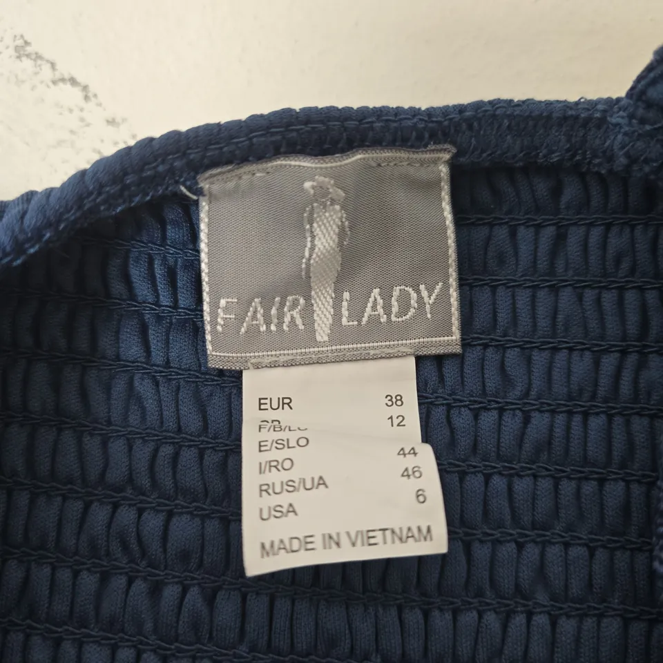 FAIR LADY NAVY BLUE EVENING DRESS – UK 10 (EU 38) – MADE IN VIETNAM