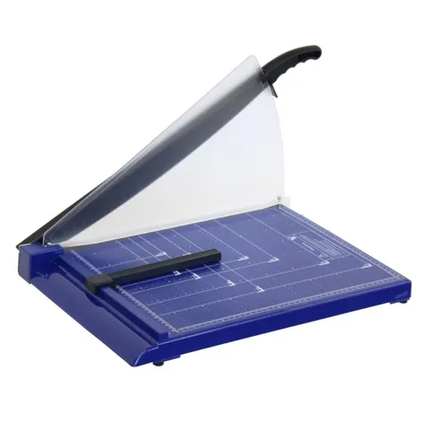 BOXED OYPLA PROFESSIONAL GRADE A3 A4 PAPER GUILLOTINE CUTTER TRIMMER - BLUE