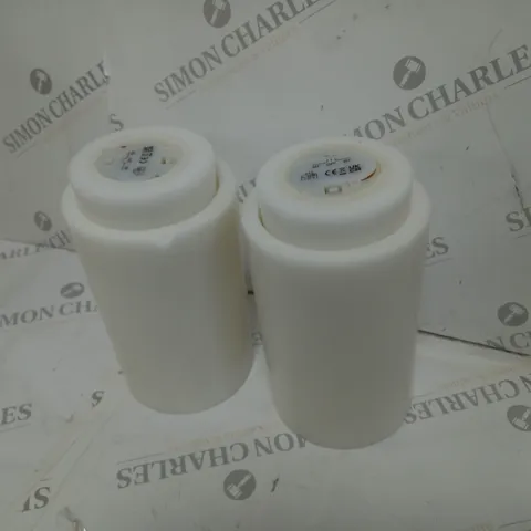 BOXED K BY KELLY HOPPEN SET OF 2 PILLAR CANDLES