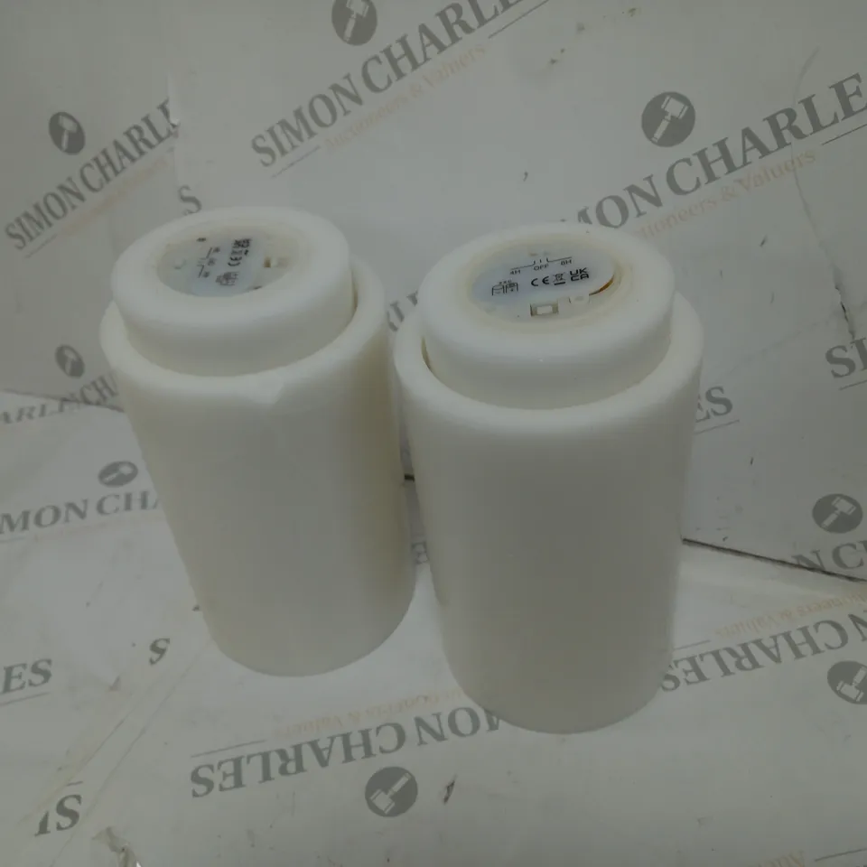 BOXED K BY KELLY HOPPEN SET OF 2 PILLAR CANDLES