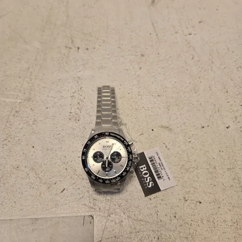 BOSS IKON WATCH – STAINLESS STEEL CHRONOGRAPH, BOXED