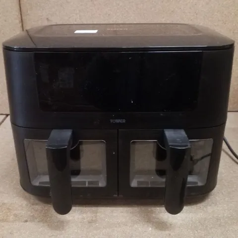 BOXED TOWER TI7151 8L DUAL BASKET AIR FRYER