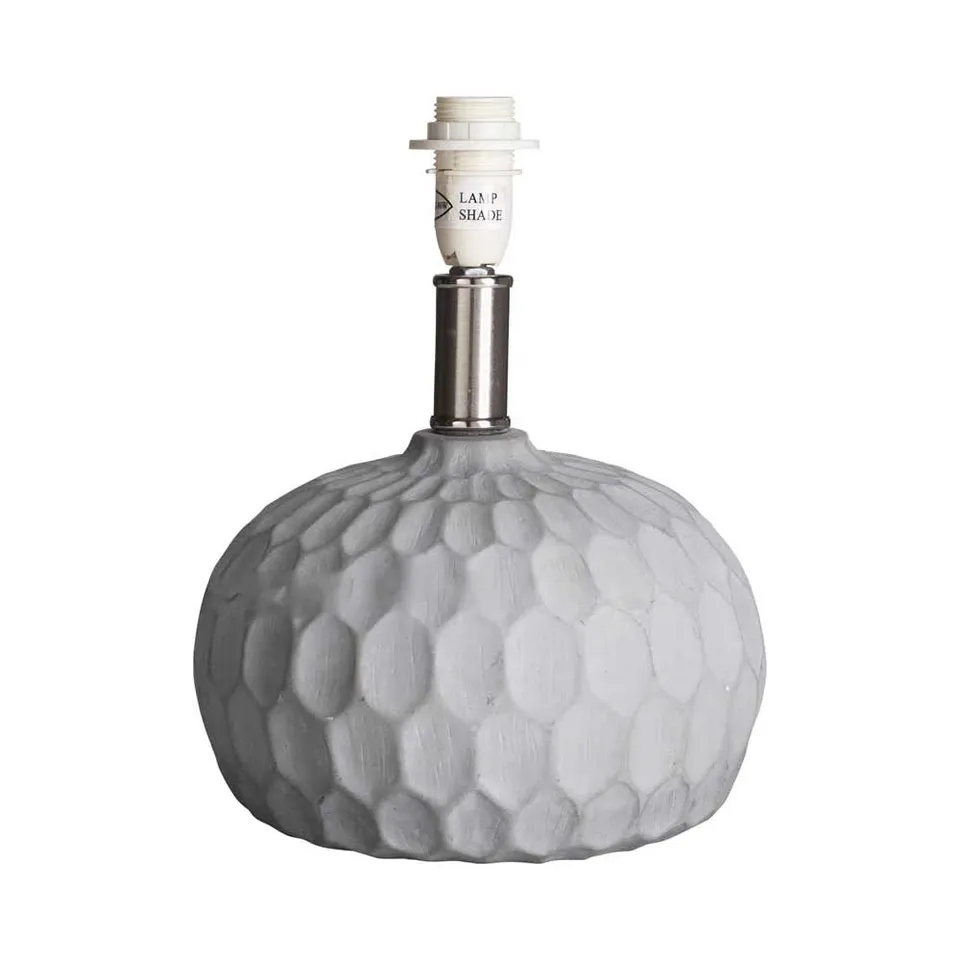 BOXED ROLA CONCRETE LAMP BASE LAMP