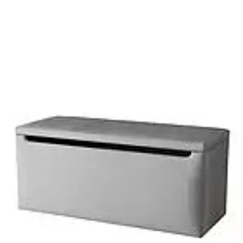 BOXED NOVA FABRIC OTTOMAN - GREY (1 BOX)