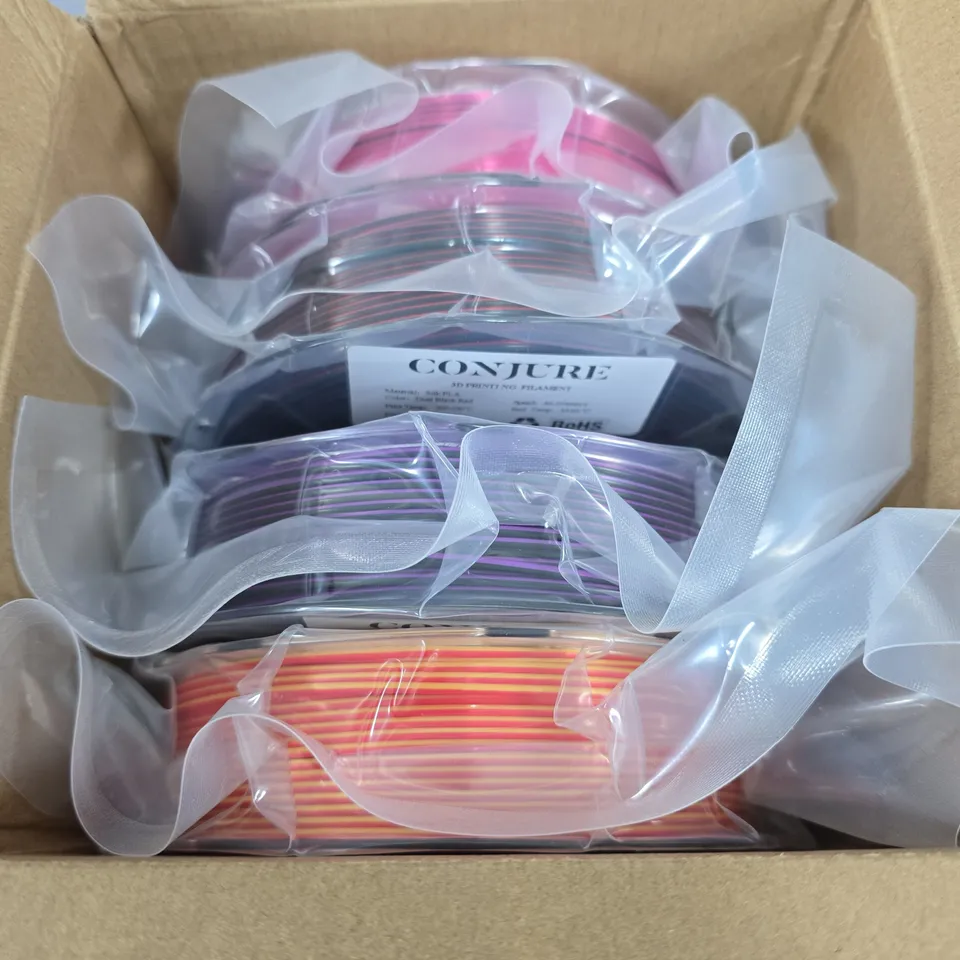 BOXED CONJURE SILK PLA FILAMENTS (4 PACK)