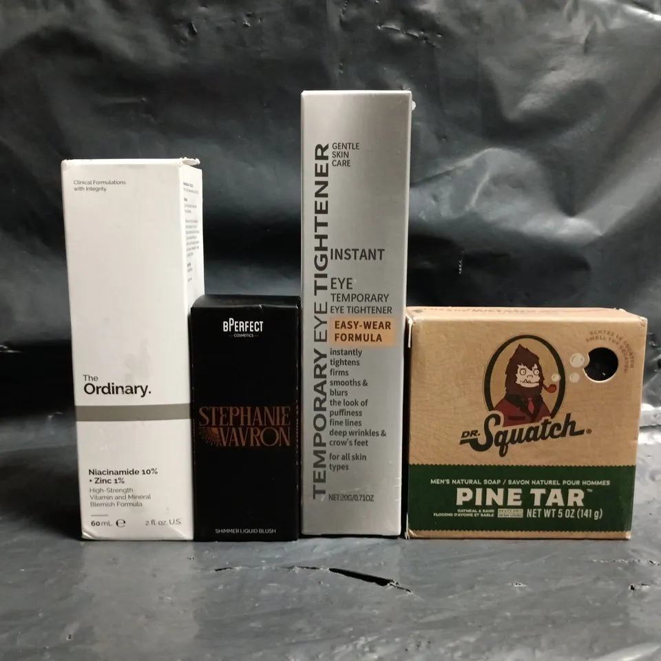 APPROXIMATELY 20 ASSORTED COSMETIC ITEMS TO INCLUDE DR SQUATCH, BPERFECT, ETC - COLLECTION ONLY