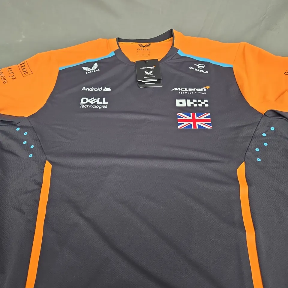 MCLAREN F1 REPLICA SET UP T-SHIRT - 4 NORRIS - SIZE XL