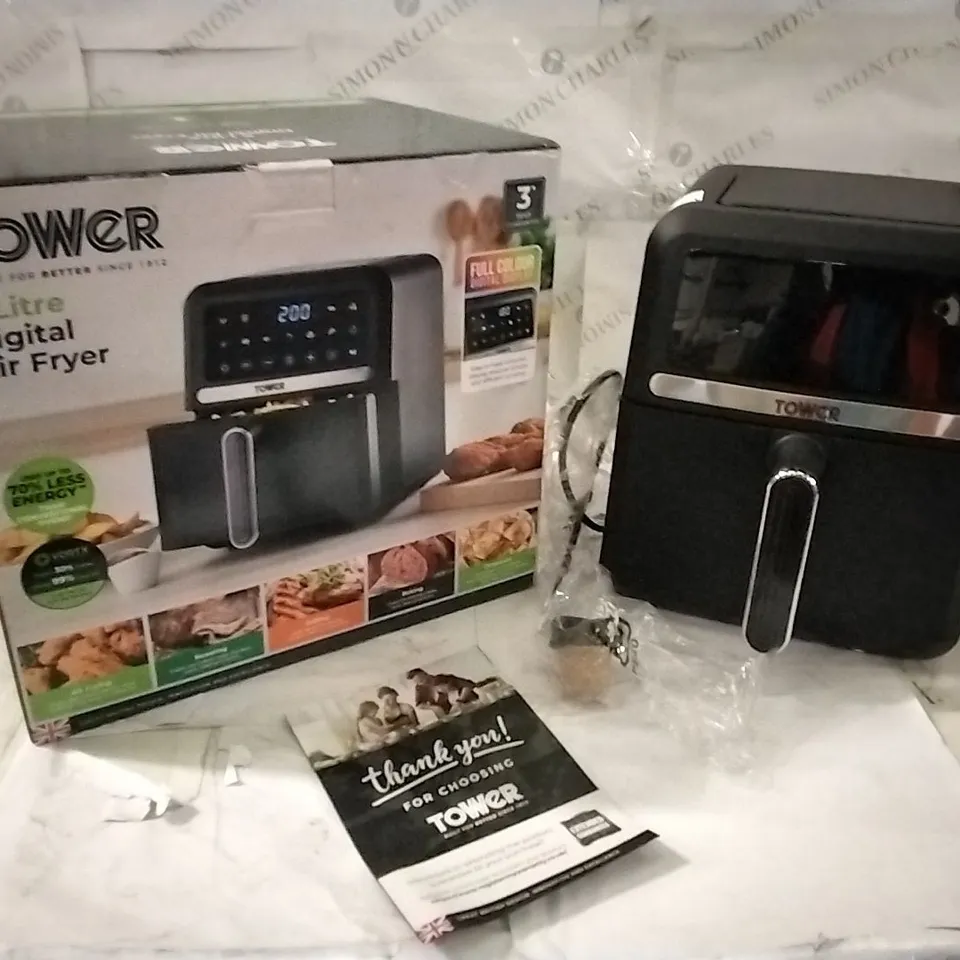 BOXED TOWER 5 LITRE DIGITAL AIR FRYER 