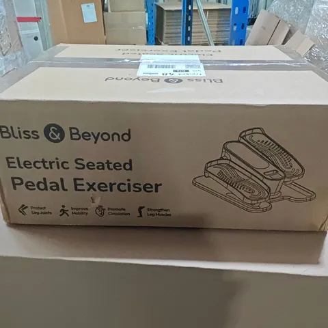 BLISS & BEYOND ELECTRIC SEATED PEDAL EXERCISER – BOXED