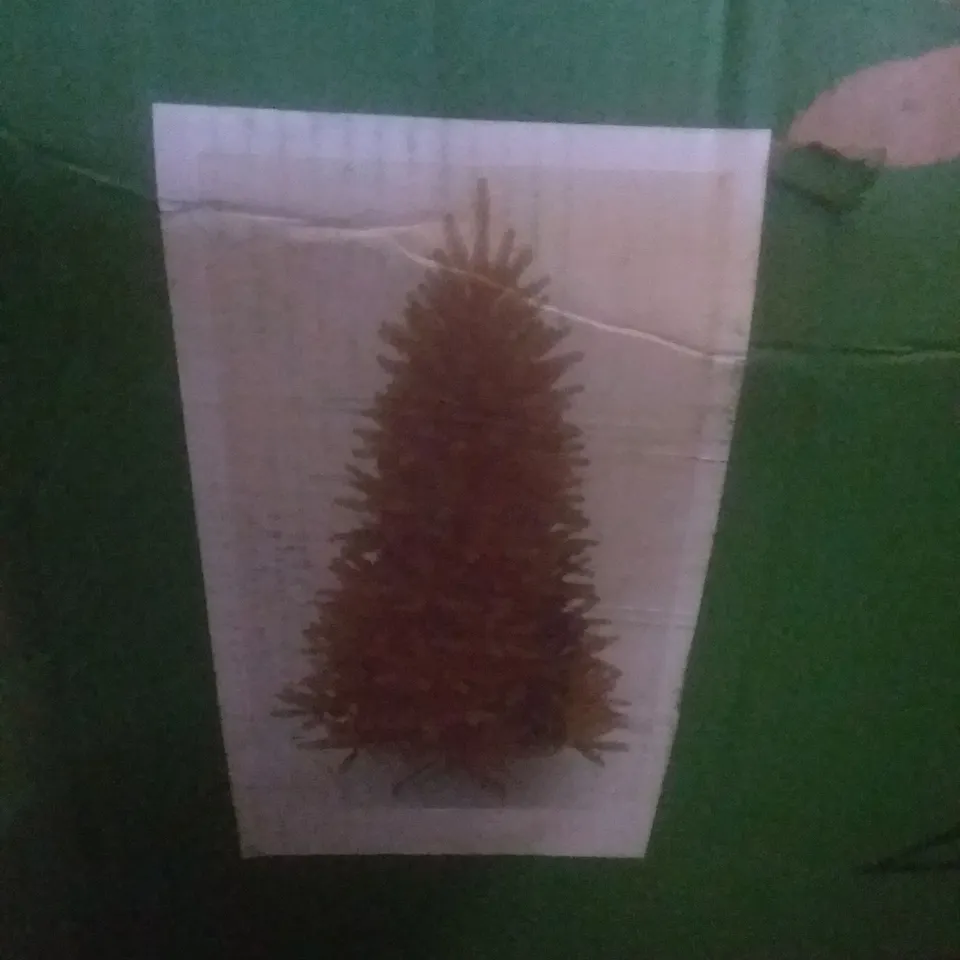 BOXED 210CM LOUISE FIR GREEN HOOK ON CHRISTMAS TREE