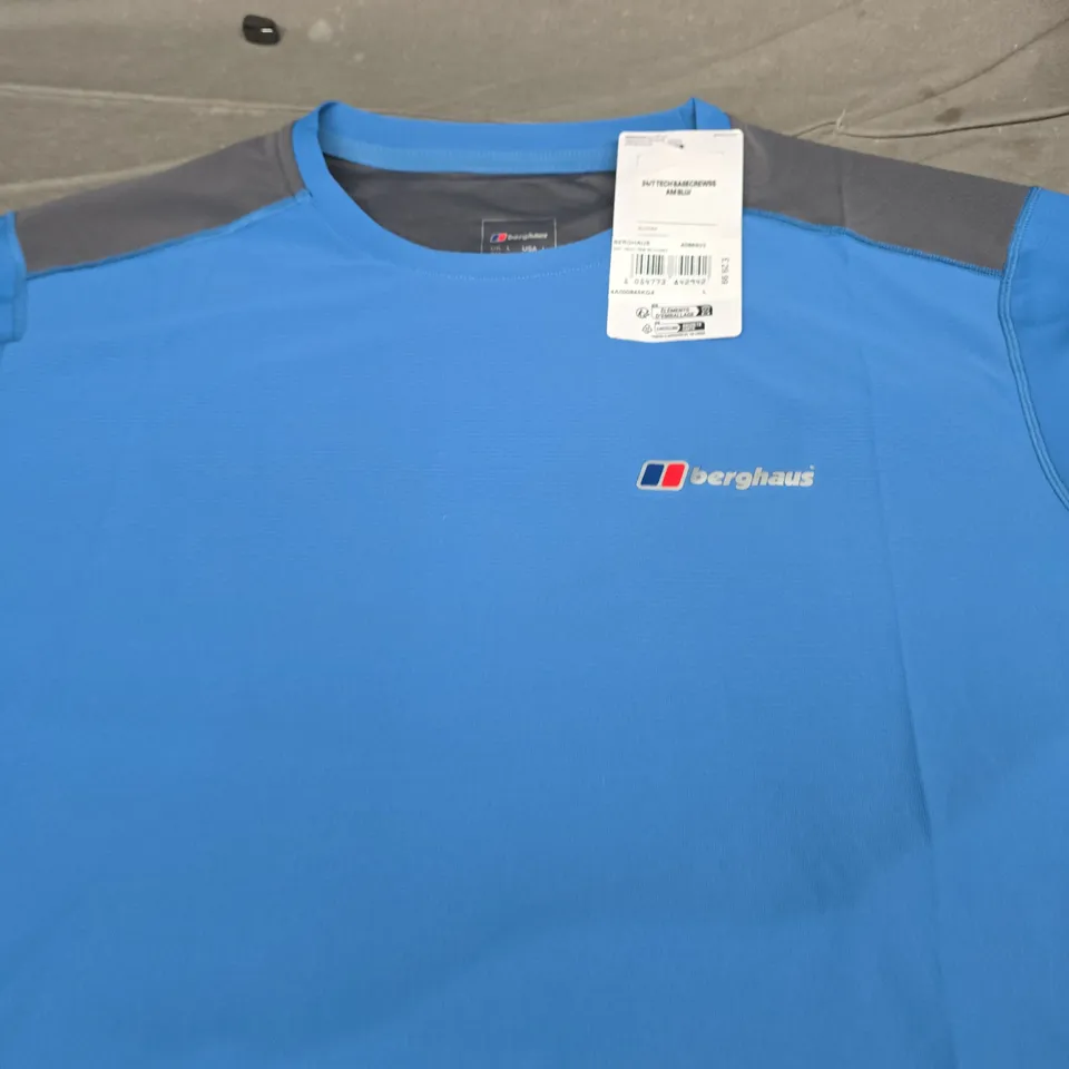BERGHAUS 24/7 TECH TEE - SIZE LARGE