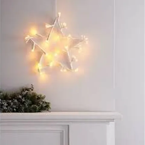 HOME STORIES STARBURST LED WARM WHITE STAR DECOR