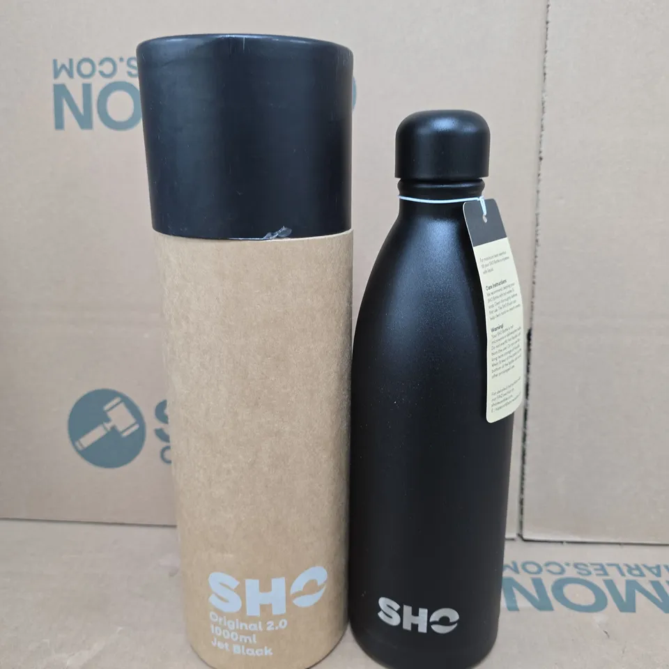 SHO ORIGINAL 2.0 INSULATED BOTTLE 1000ML – JET BLACK