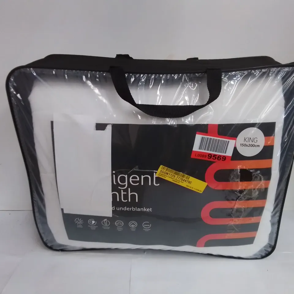 BAGGED SNUGGLEDOWN INTELLIGENT WARMTH SUPREME HEATED UNDERBLANKET // SIZE: KING (150 X 200CM)
