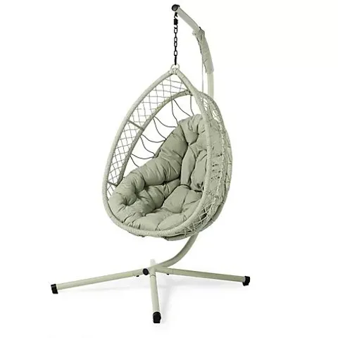 OUTLET MY GARDEN STORIES OSLO COLLAPSING HANGING EGG CHAIR