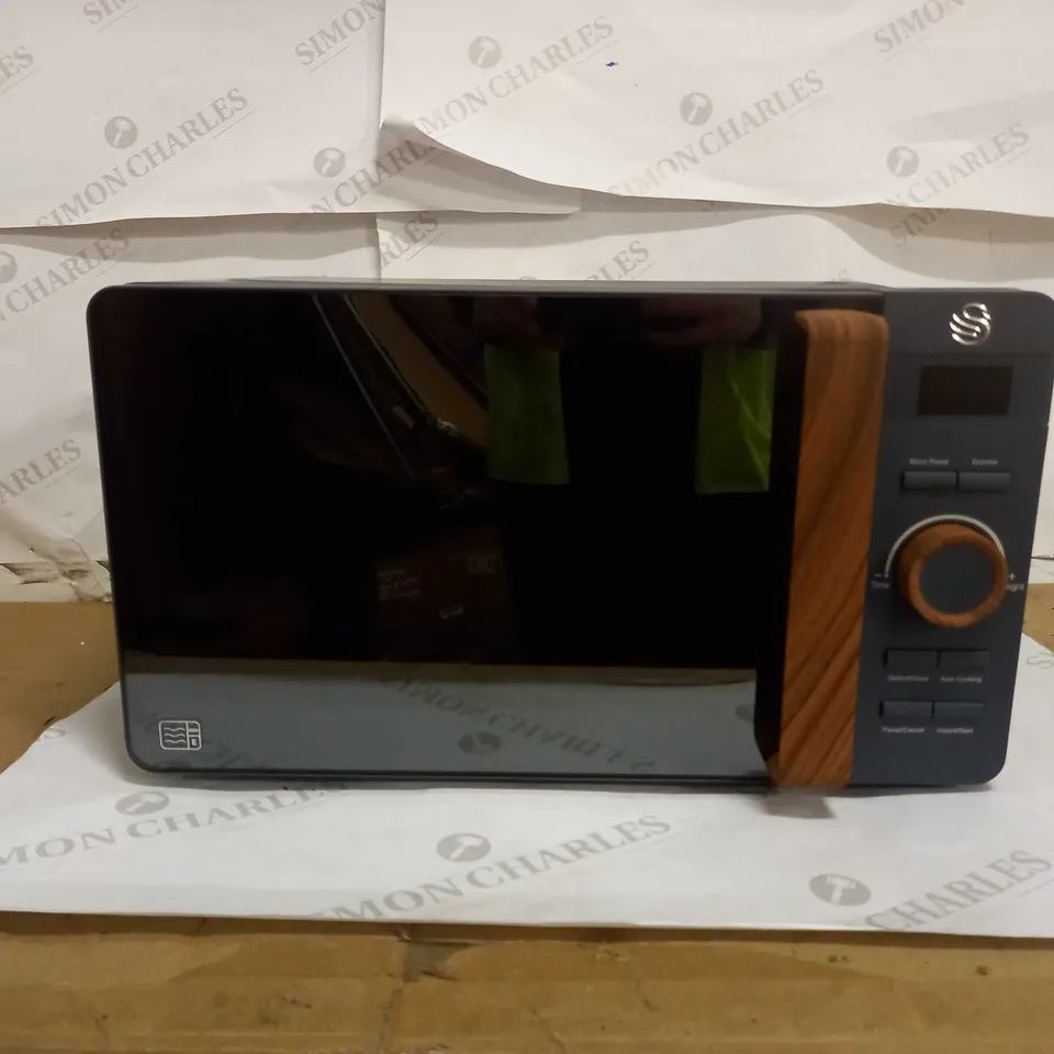 SWAN NORDIC DIGITAL MICROWAVE 800W SLATE GREY