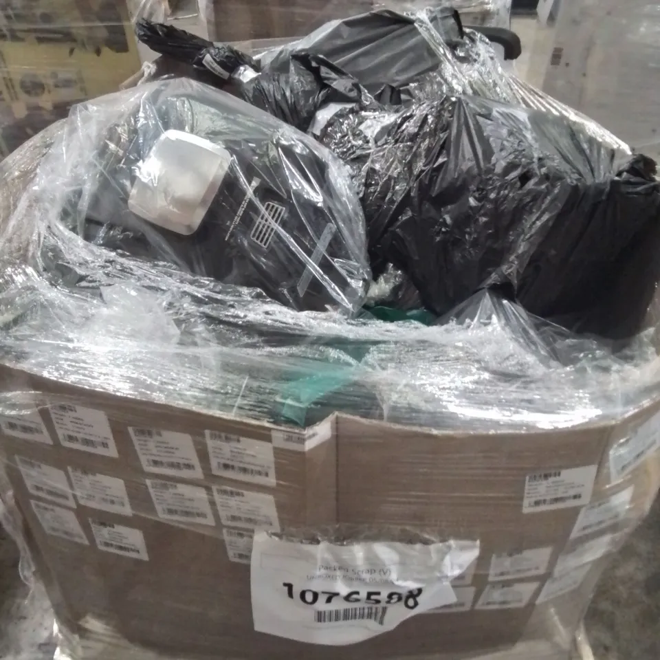 PALLET OF APPROXIMATELY 21 UNPROCESSED RAW RETURN HOUSEHOLD AND ELECTRICAL GOODS TO INCLUDE;