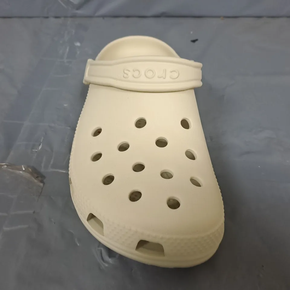 PAIR OF CROCS CLASSIC IN BONE - M7/W9