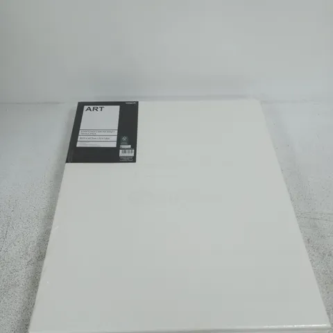 HOBBYCRAFT STRETCHED CANVAS TRIPLE PACK β 55.9 X 45.7 CM (22 X 18 IN), 380G, 100% COTTON