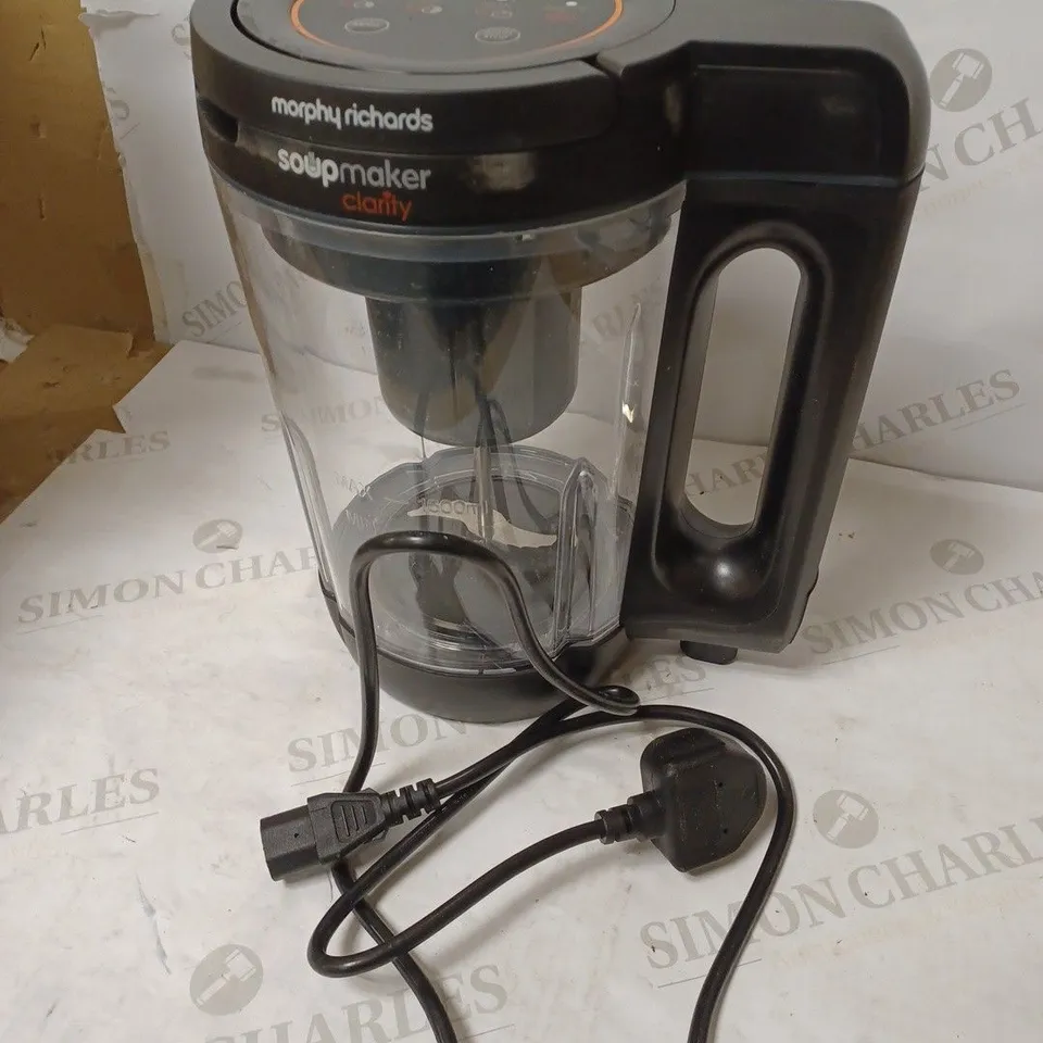 MORPHY RICHARDS CLARITY SOUP MAKER