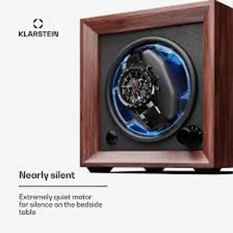 WATCH WINDER AUTOMATIC SINGLE BOX ROTATION DISPLAY CASE