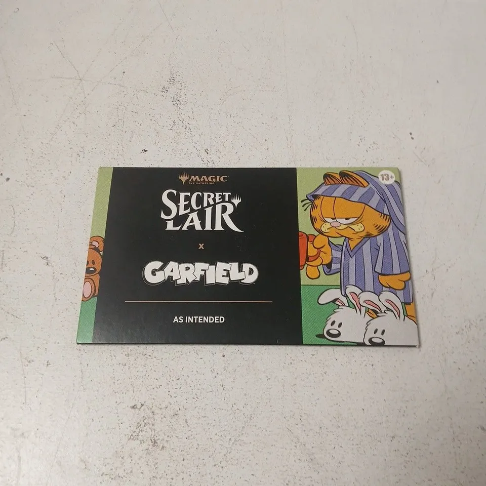 SEALED MAGIC THE GATHERING SECRET LAIR GARFIELD AS INTENDED CARD SET