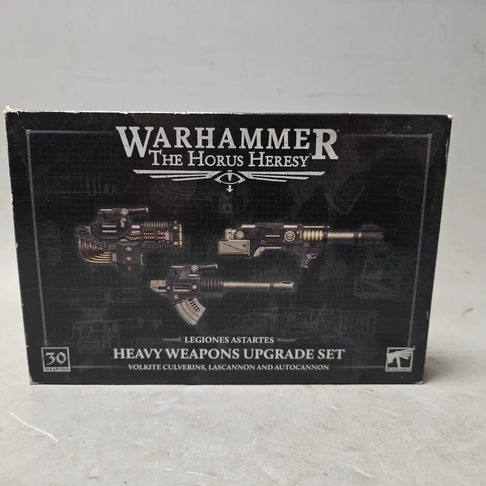 BOXED WARHAMMER THE HORUS HERESY HEAVY WEAPONS UPGRADE SET 