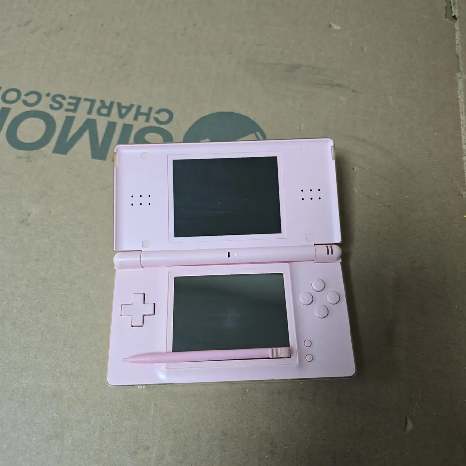 NINTENDO DS LITE (PINK) HANDHELD CONSOLE WITH STYLUS