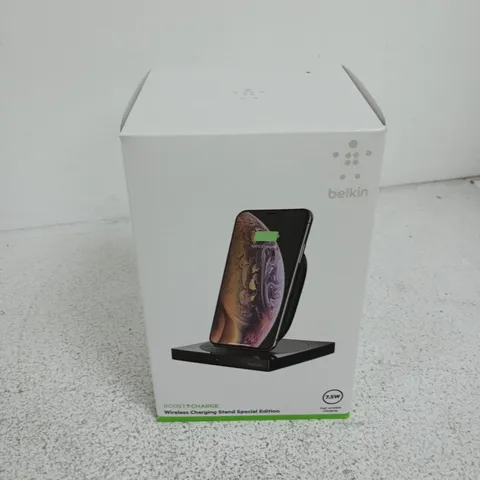 BOXED BELKIN BOOST CHARGE WIRELESS CHARGING STAND SPECIAL EDITION BLACK