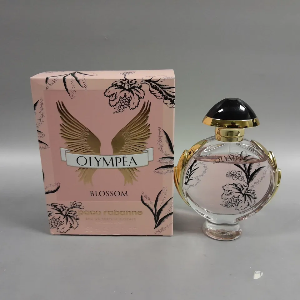 BOXED PACO RABANNE OLYMPEA BLOSSOM EAU DE PARFUM - 50ML RRP £71