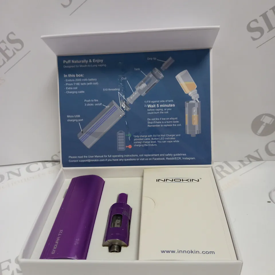 BOXED ENDURA T22E COMPLETE VAPING SYSTEM 
