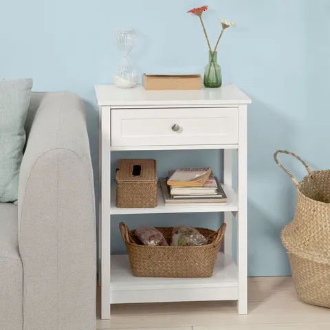 BOXED AXTON 1 DRAWER BEDSIDE TABLE