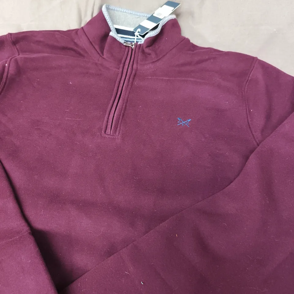 CREW CLOTHING COMPANY MEN'S ZIP SWEATSHIRT – CLASSIC ZIP SWEAT (UK XL)