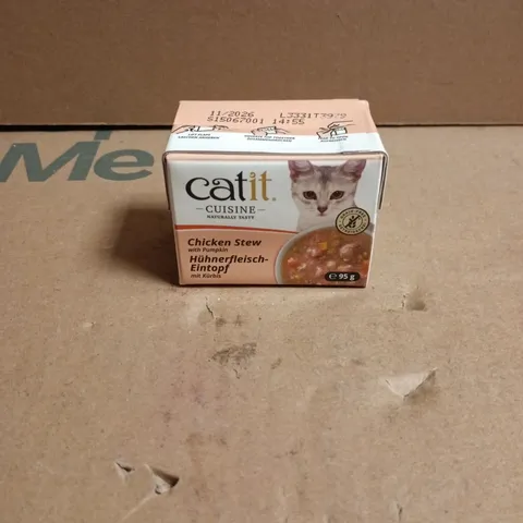 SET OF 12 CATIT CUISINE CHICKEN STEW WITH PUMPKINS 95G BOXED