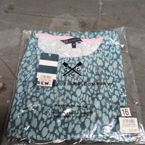 CREW CLOTHING COMPANY CASSANDRA TOP SIZE 16 