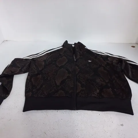 ADIDAS SNAKESKIN PRINT TRACK JACKET – WOMEN’S, UK 2XL