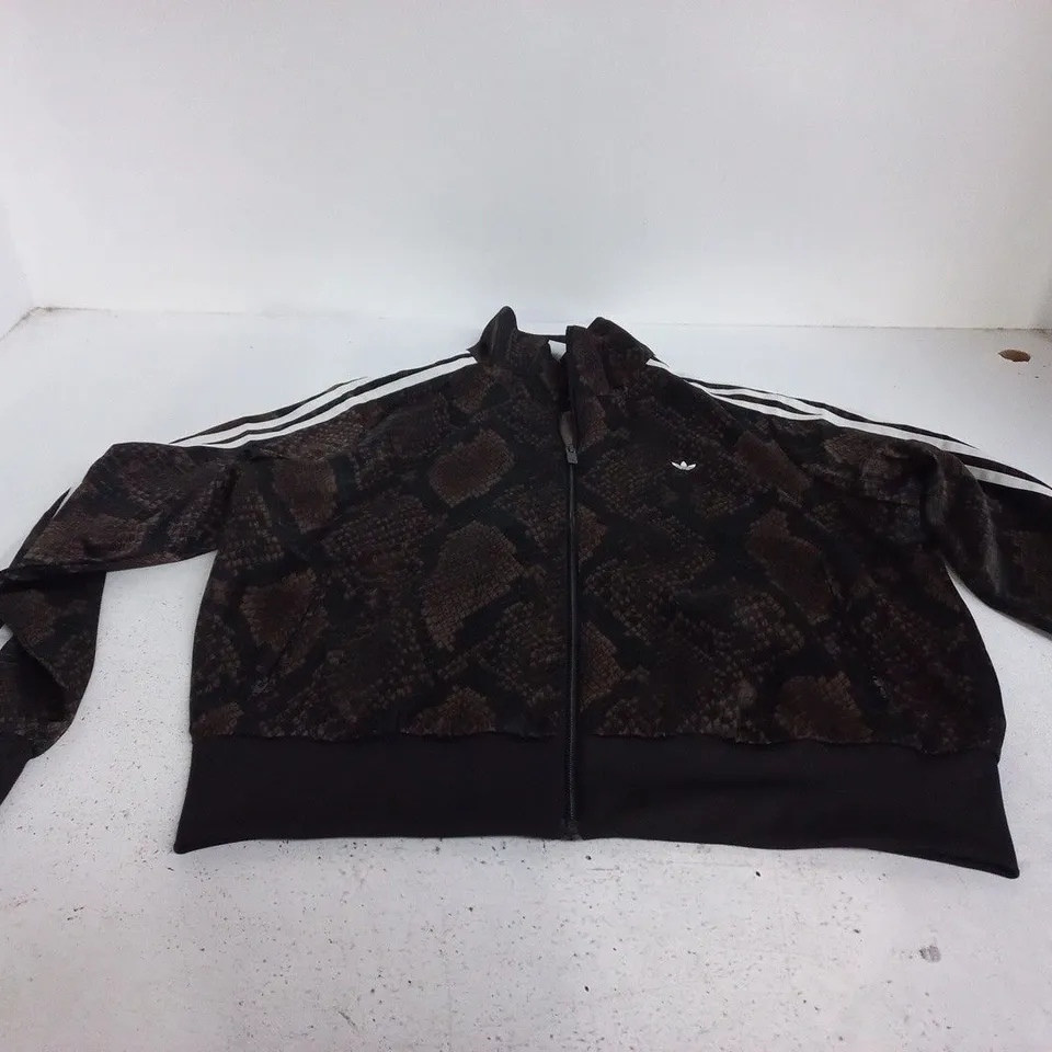 ADIDAS SNAKESKIN PRINT TRACK JACKET – WOMEN’S, UK 2XL
