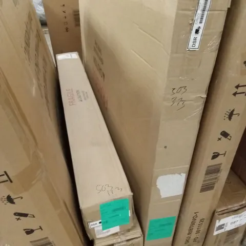 BOXED RABLEY 4'6 BEDSTEAD - STONE GREY (3 BOXES)