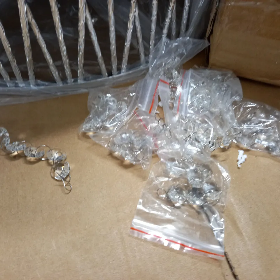 EMILIA CRYSTAL DRUM FLUSH CEILING LIGHT 