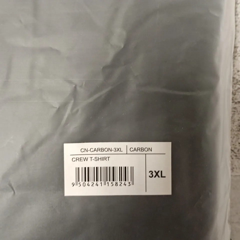 CREW T-SHIRT – CN-CARBON 3XL (GREY) – PACKAGED