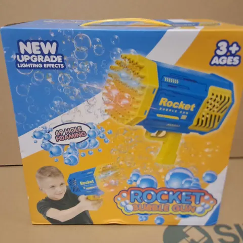 BOXED ROCKET BUBBLE GUN