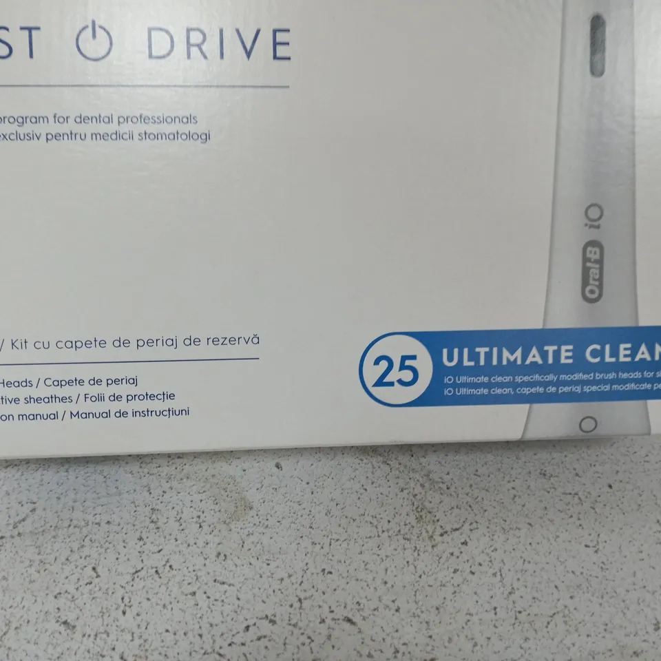 ORAL-B IO TEST DRIVE 25 BRUSH HEAD ULTIMATE CLEAN REFILL KIT